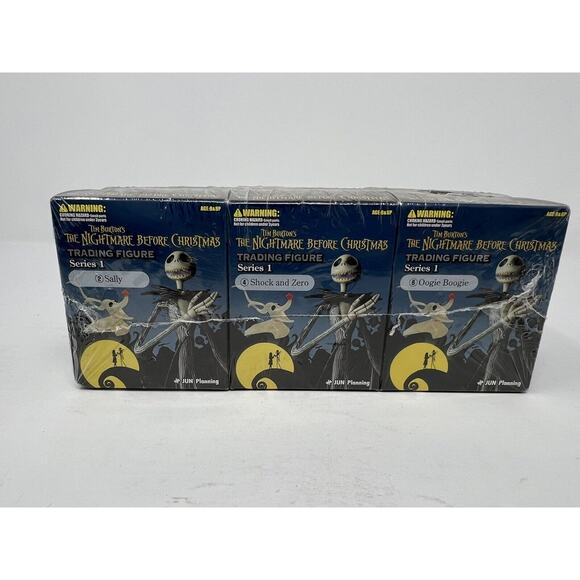 Nightmare Before Christmas Trading Figures Series 1 Complete Set SEALED!